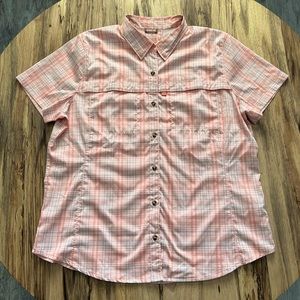 L.L. Bean Tropicwear Shirt, Plaid Short Sleeve